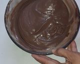 चॉकलेट गनाश केक (chocolate ganache cake recipe in Hindi) रेसिपी चरण 3 फोटो