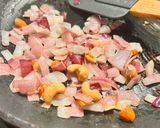 A picture of step 2 of Creamy Paneer Matar Curry.