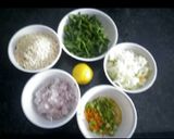 A picture of step 1 of Oats Tikki.