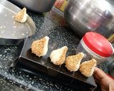 A picture of step 8 of Rajgira coconut modak.