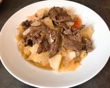 Hình bước làm 5 của món Thăn Bò Úc Xào Su Hào