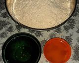 A picture of step 1 of Pizza paratha.