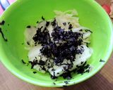 A picture of step 2 of National Kyrgyz salad "Shakarap".