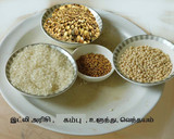 சுவை மிகுந்த கம்பு இட்லி ரெசிபி ஸ்டேப் 1 புகைப்படம்
