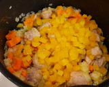 Foto del paso 3 de la receta: Magro de cerdo al curry con boniato y patata