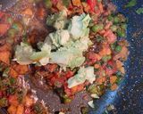 A picture of step 2 of Avocado pulao rice.