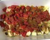 Une image de l'étape 6 de Courgette et tomates au parmesan et épices italiennes.