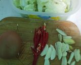 Foto langkah ke 1 dari resep Tumis sawi putih mix telur.