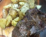 Foto del paso 1 de la receta: Colita de cuadril y papas al horno (cortita y al pie)