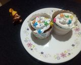 A picture of step 7 of Eggless Coffee Cupcake.