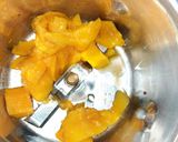 A picture of step 1 of Mango Roohafza Lassi.