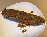 Une image de l'étape 17 de Papaye verte au bœuf,poivron rouge,oignon et épices massalé.