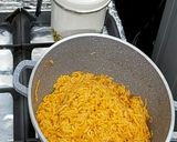 صورة لخطوة 5 من وصفة رز أحمر مع السمك المقلي من أطيب الاكلات 😋🤤