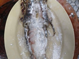 กุ้งมังกรทอดราดซอสเปรี้ยวหวาน