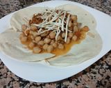 Foto del paso 5 de la receta: Cocina de subsistencia: Sopa o Guiso de Legumbres de bote con tortita de trigo