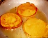 A picture of step 2 of Mango malpua with rabri.
