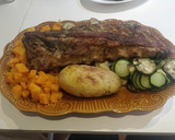 Foto del paso 4 de la receta: Costillas al horno con verduras y patata asada