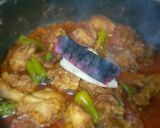 A picture of step 4 of Koyla karahi.