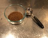 A picture of step 1 of Flax Egg.