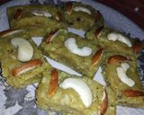 A picture of step 9 of Kaju Burfi.