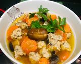 Hình bước làm 4 của món Canh mọc nấu rau củ🥕🥕