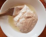 A picture of step 1 of Cabbage Salad with Tahini and Yogurt Dressing.