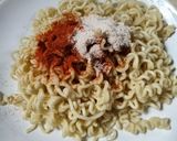 Foto langkah ke 3 dari resep Mie Spicy Bulgogi Cheese.