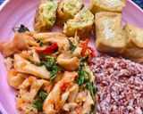 Foto langkah ke 6 dari resep Tumis Jamur Kemangi.
