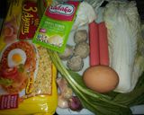 Foto langkah ke 1 dari resep Mie Goreng Telor.
