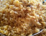 A picture of step 7 of Traditional egg veg beans and rice.