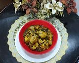 A picture of step 4 of Chicken with fenugreek leaves.