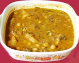 A picture of step 5 of Chana masala (chole).