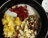 A picture of step 2 of Fruits and nuts delight.