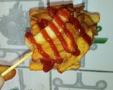 A picture of step 8 of Chips corndog.