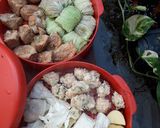Foto langkah ke 5 dari resep Siomay Udang Ayam Tanpa Tepung.