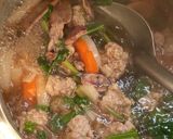 รูปขั้นตอนการทำที่ 2 ของ ต้มจืดปลาหมึกแห้งหมูสับ