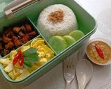 Foto langkah ke 9 dari resep Nasi Uduk Semi Komplit.