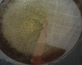A picture of step 3 of Gujrati Kadi Chawal.