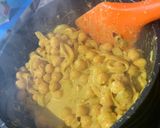 A picture of step 5 of Chickpeas on toast (easy vegan lunch).