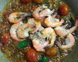 Gambar langkah 6 resipi Udang Balado.