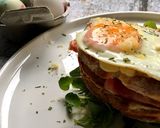 A picture of step 1 of Croque Madame a scrumptious breakfast idea.