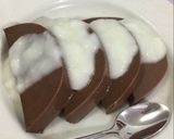Foto langkah ke 5 dari resep Pudding coklat fla vanila.