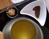 Mustáros húsgolyók borsmártással, sajtszószos spagettiágyon recept fázis 8 fotója
