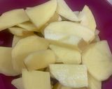 Gambar langkah 1 resipi Kentang Pecah Telur.