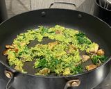 A picture of step 3 of Tagliatelle with Bread Tree Nut (chestnut) Pesto.