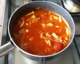 A picture of step 6 of Chicken Tomato stew European style.