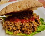 Pulled pork házi ciabattában, barbecue szósszal recept fázis 4 fotója