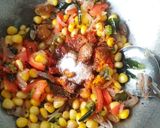 A picture of step 4 of Corn poha.