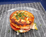 Foto del paso 16 de la receta: Hamburguesa de salmón con salsa de pepino (Sin sal añadida)