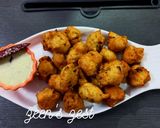 A picture of step 4 of Hyderabadi Daal Maash Bhajiye.